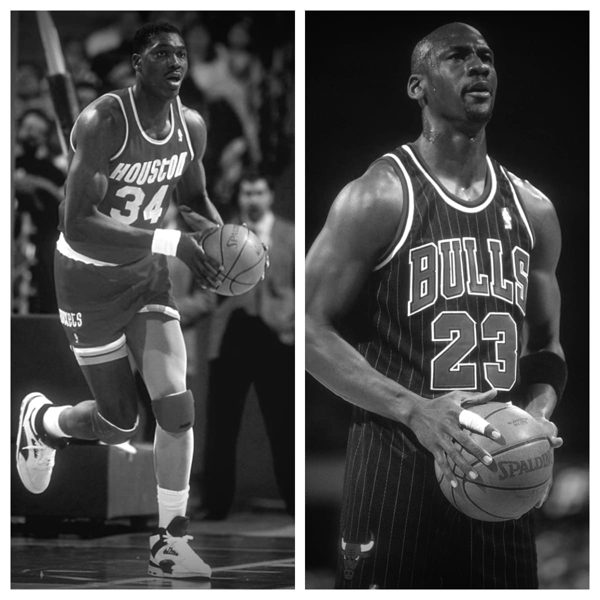 Hakeem Olajuwon vs Michael Jordan