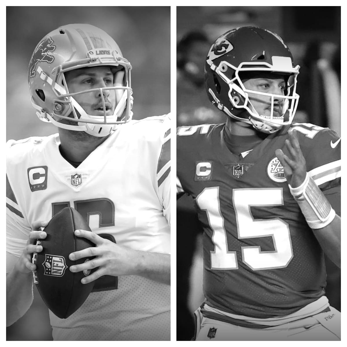 Jared Goff vs Patrick Mahomes