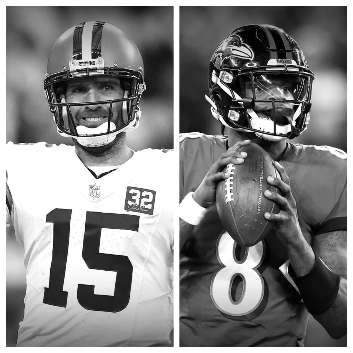 Joe Flacco vs Lamar Jackson