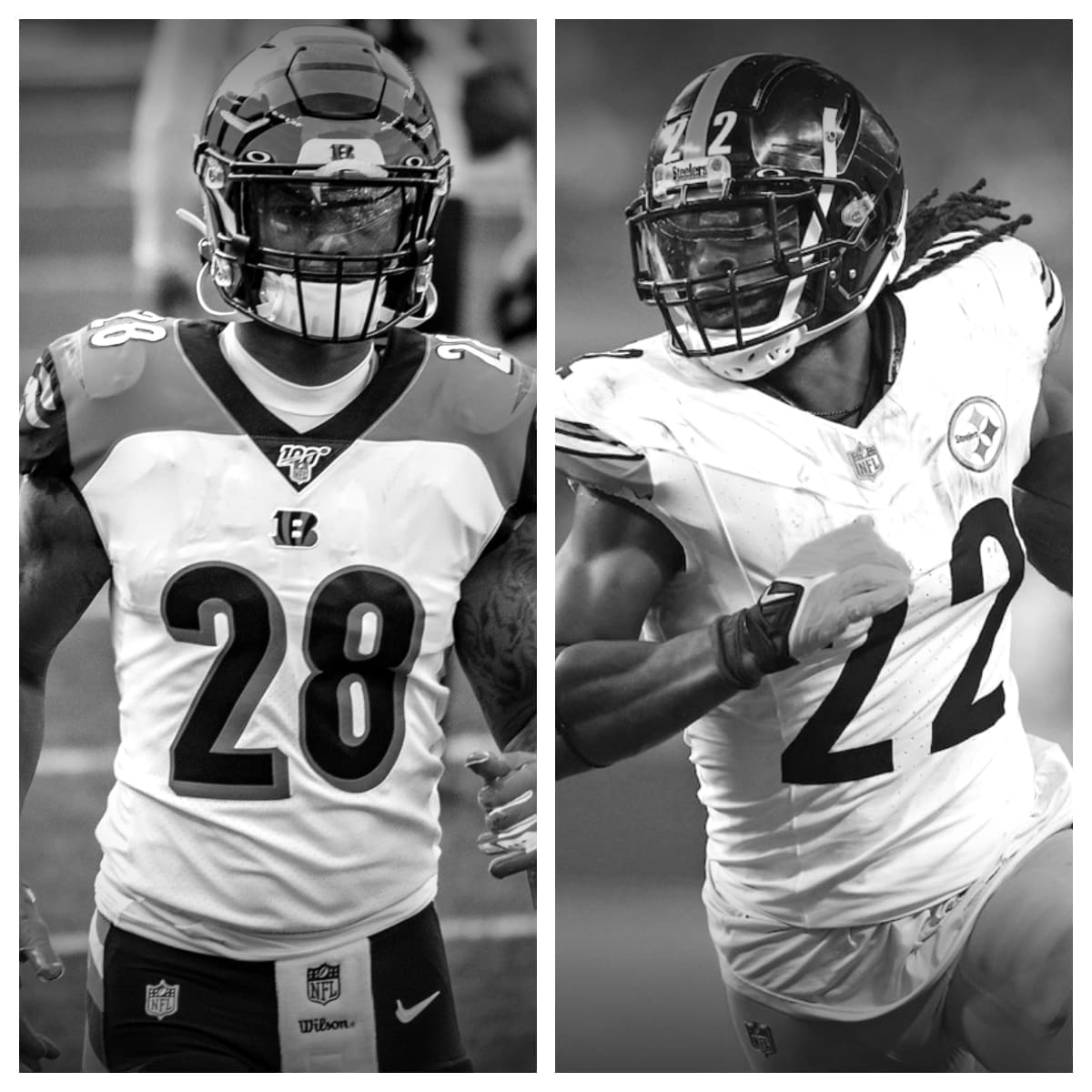 Joe Mixon vs Najee Harris Stats Comparison Career Side by Side Records