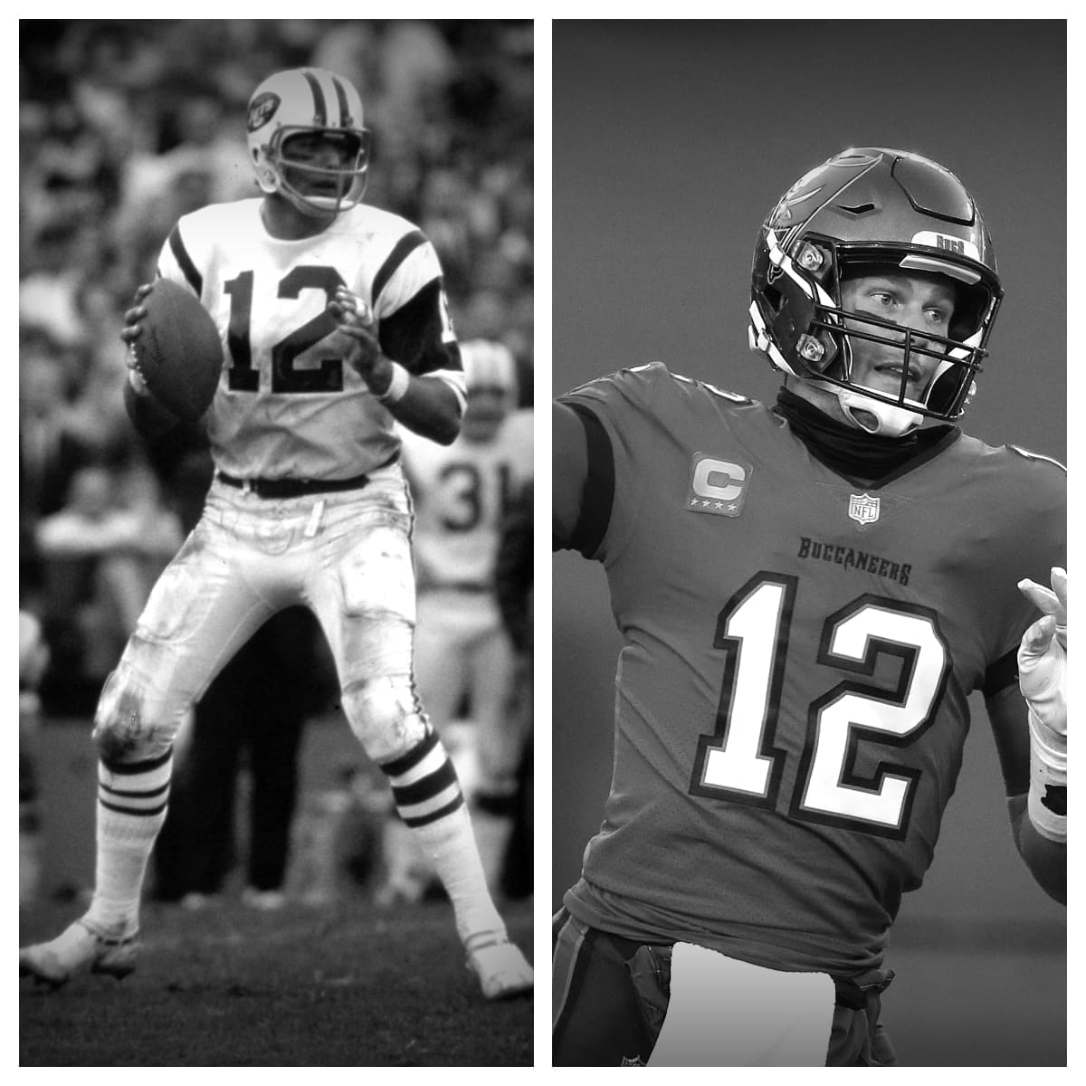 Joe Namath vs Tom Brady