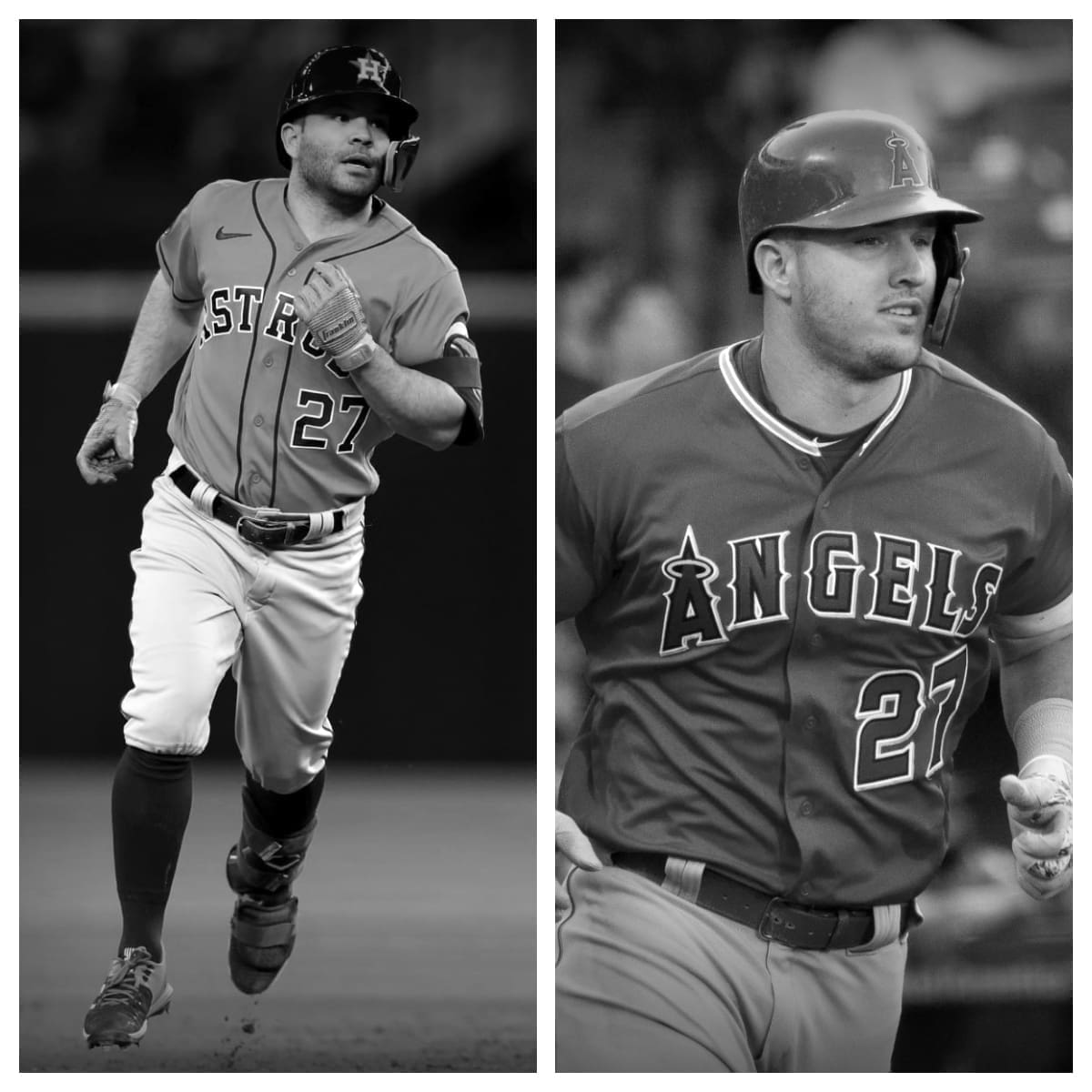 Jose Altuve vs Mike Trout