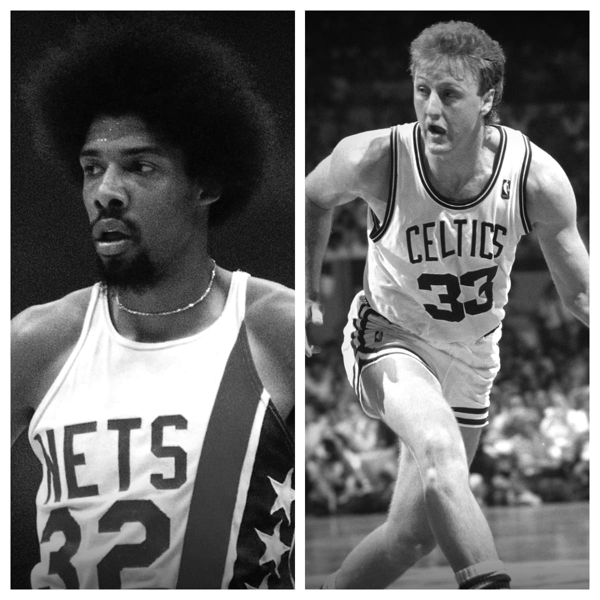 Julius Erving vs Larry Bird