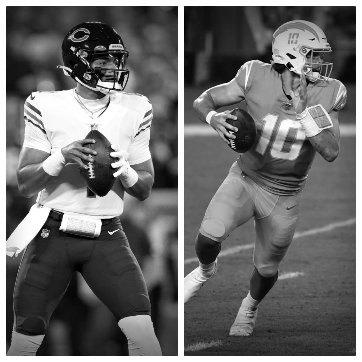 Justin Fields vs Justin Herbert