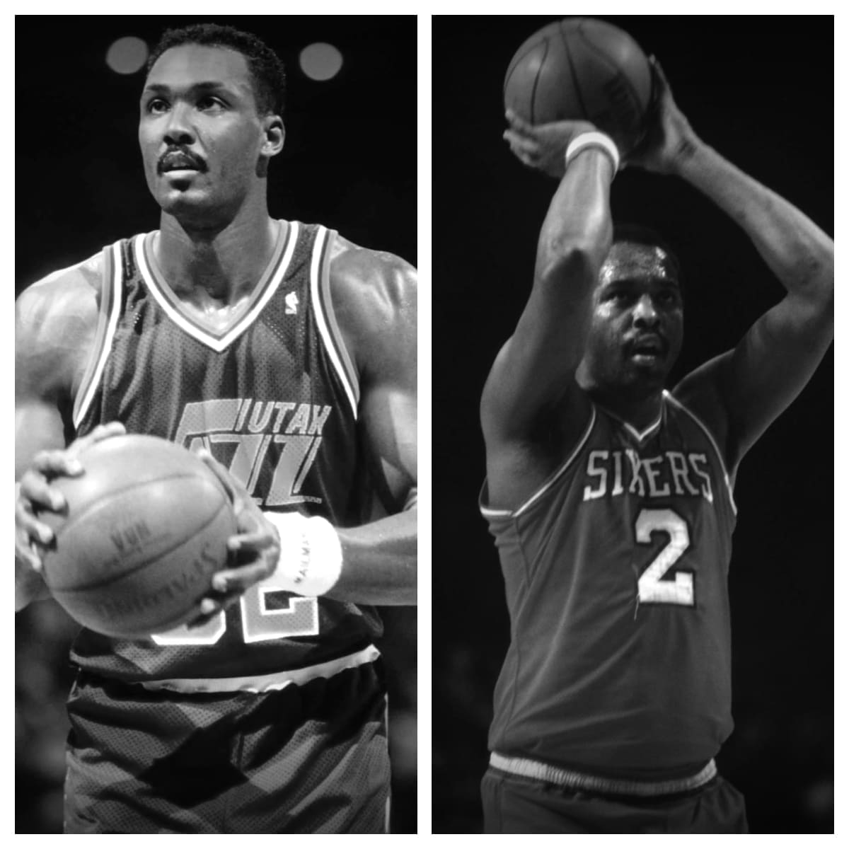 Karl Malone vs Moses Malone Stats Comparison Career All Time Stats