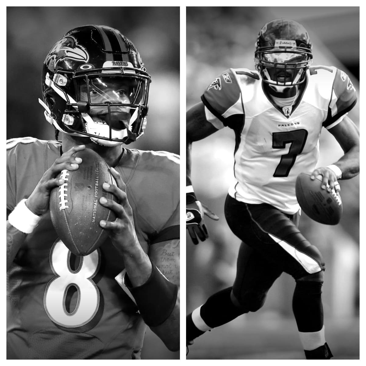 Lamar Jackson vs Michael Vick