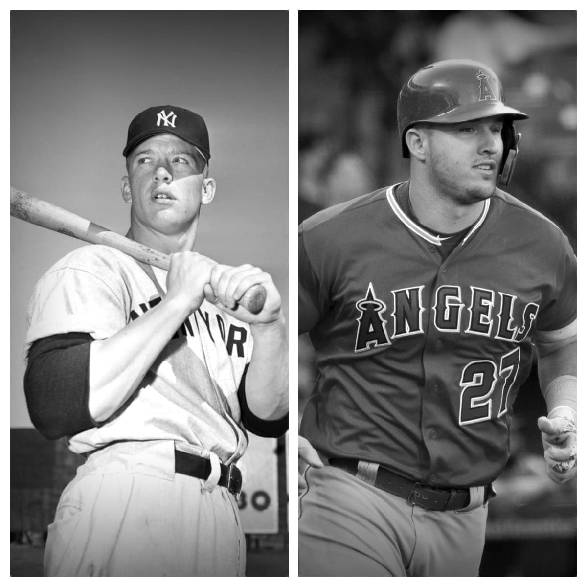 Mickey Mantle vs Mike Trout