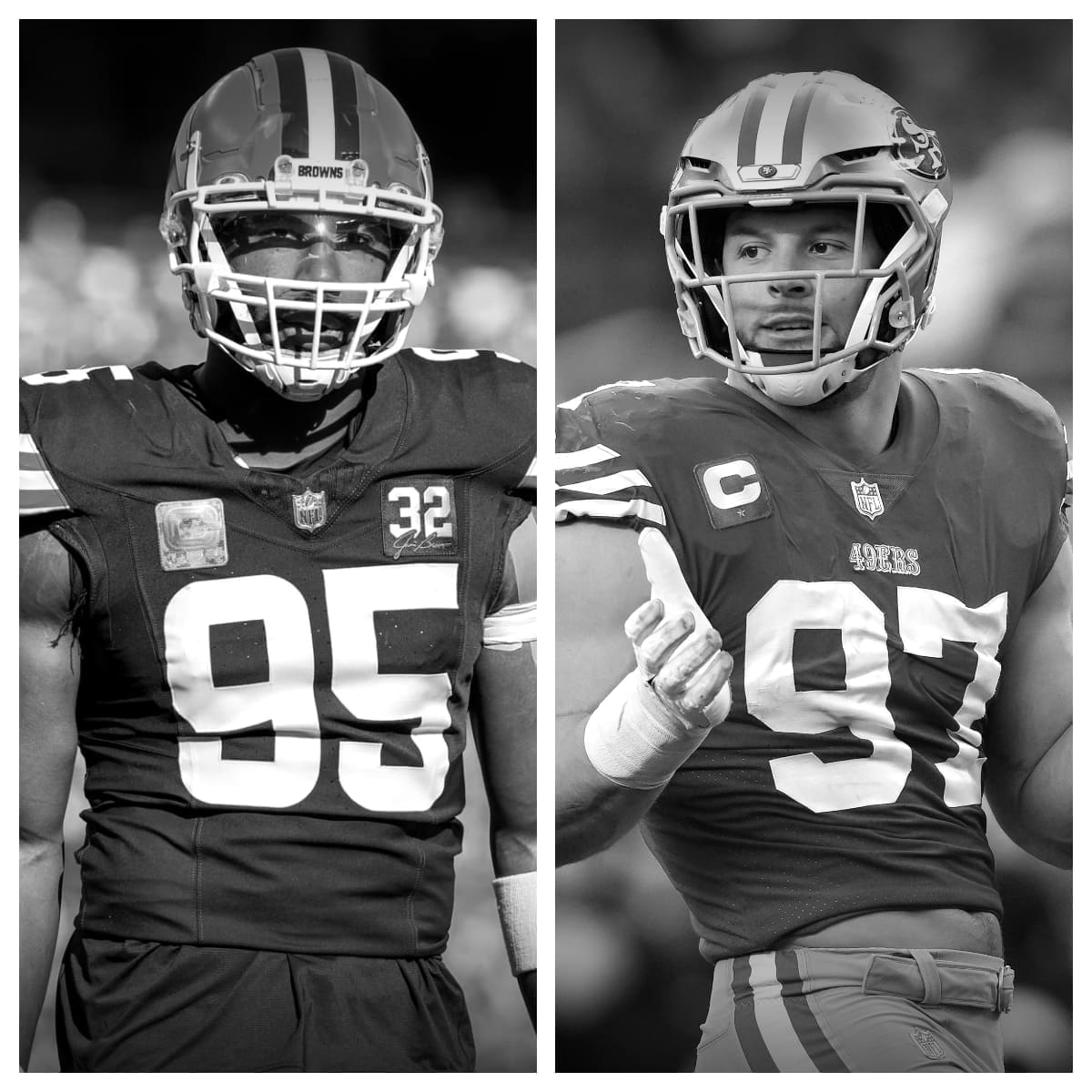 Myles Garrett vs Nick Bosa