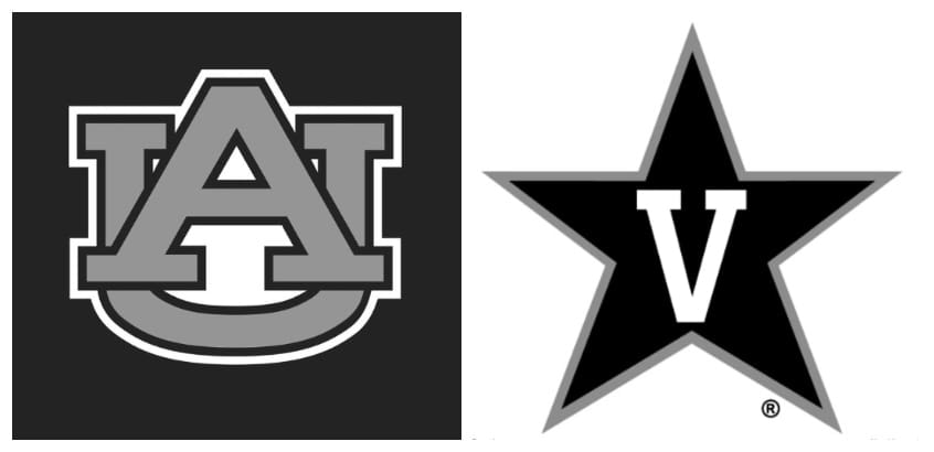 Auburn Tigers vs Vanderbilt Commodores Stats