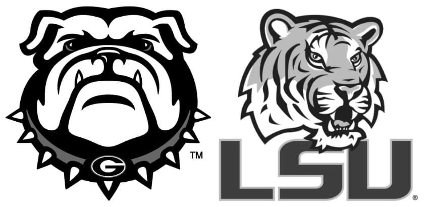 Georgia Bulldogs vs LSU Tigers Stats