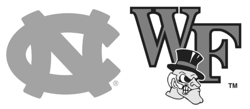 North Carolina Tar Heels vs Wake Forest Demon Deacons Stats