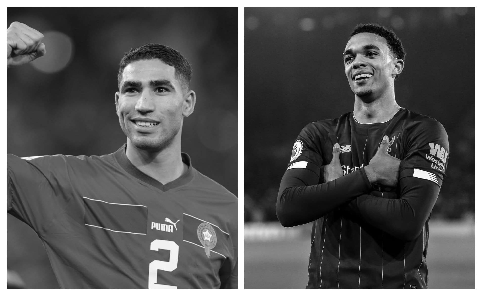 Achraf Hakimi vs Trent Alexander Arnold Stats