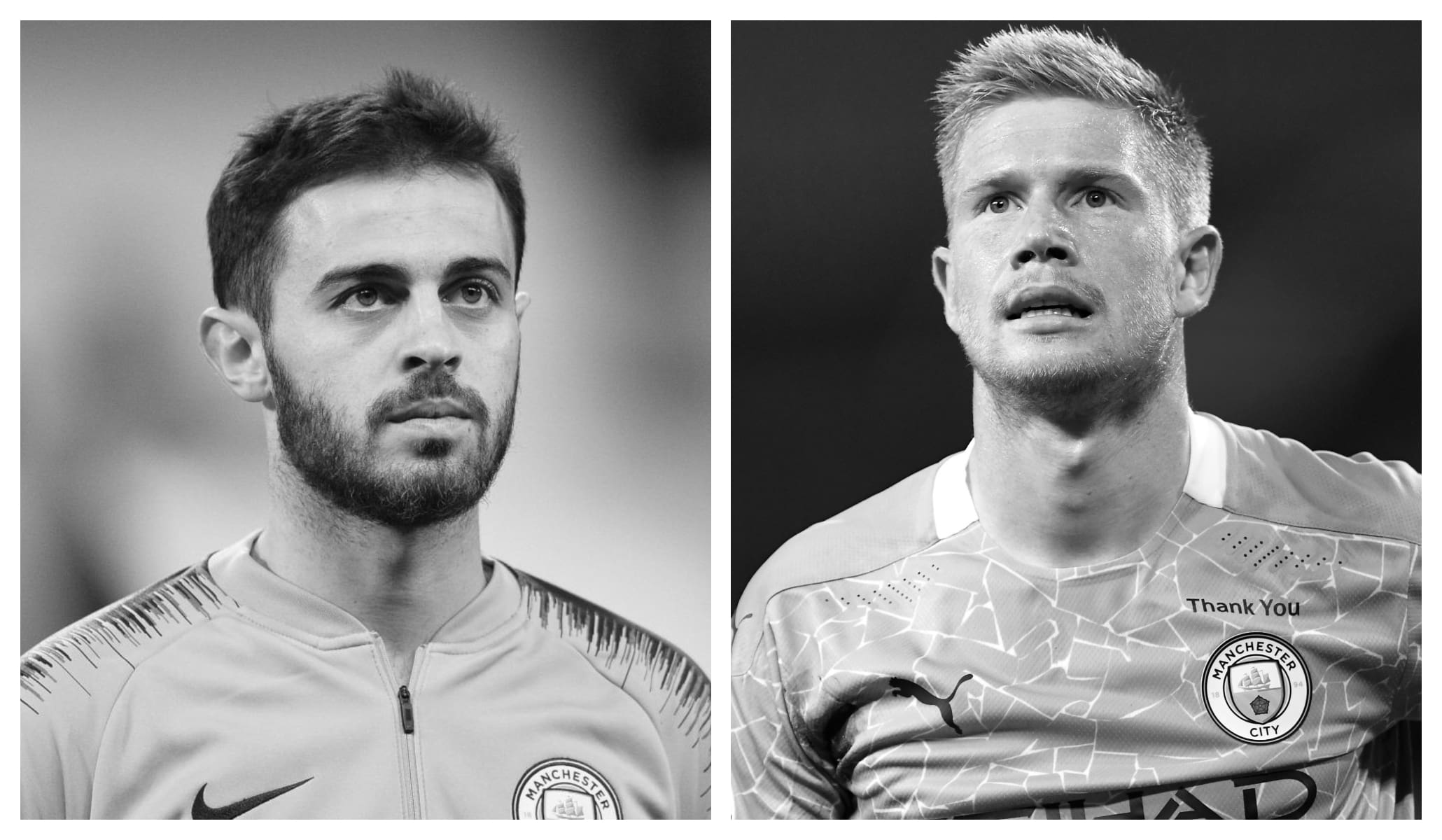 Bernardo Silva vs Kevin de Bruyne Stats