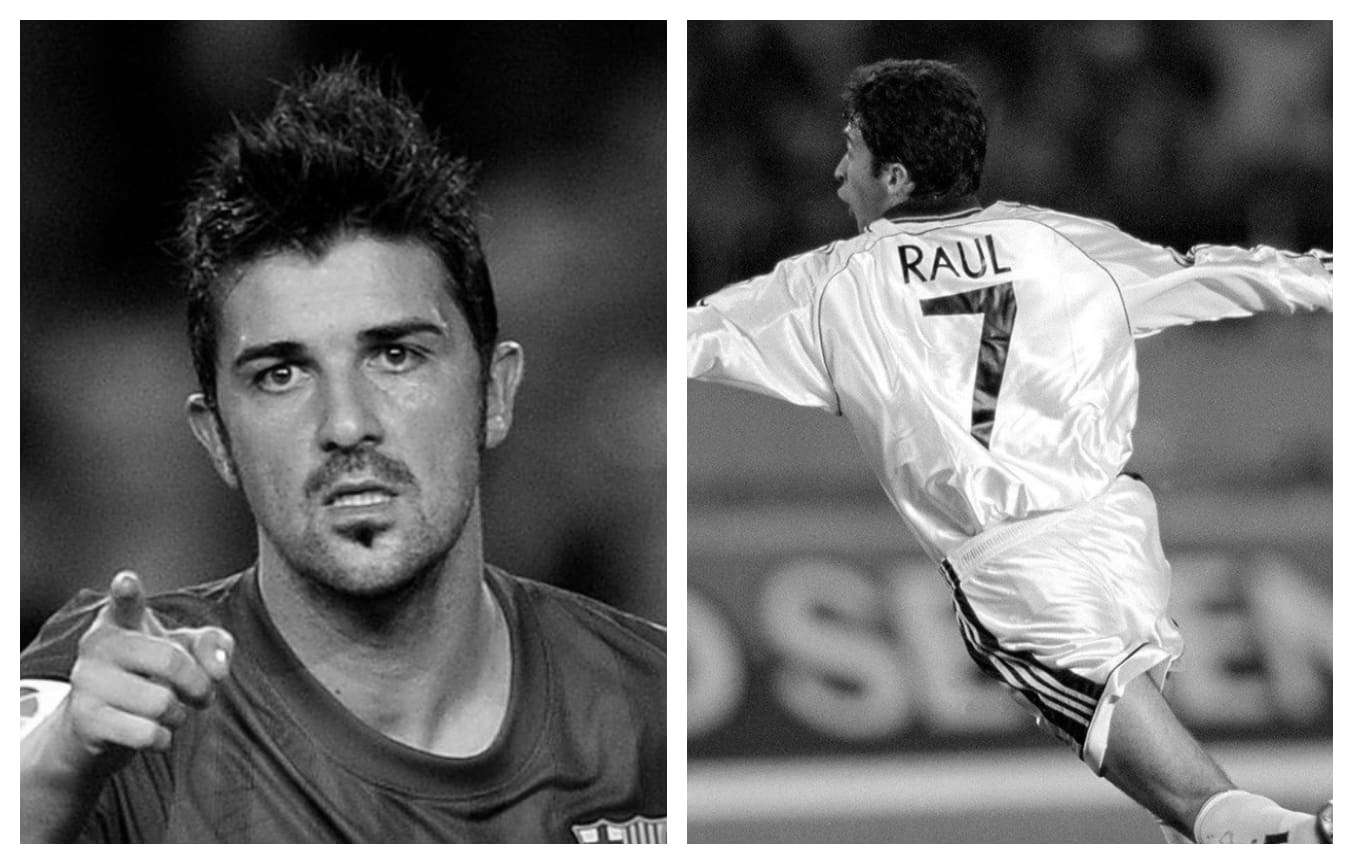 David Villa vs Raul Stats