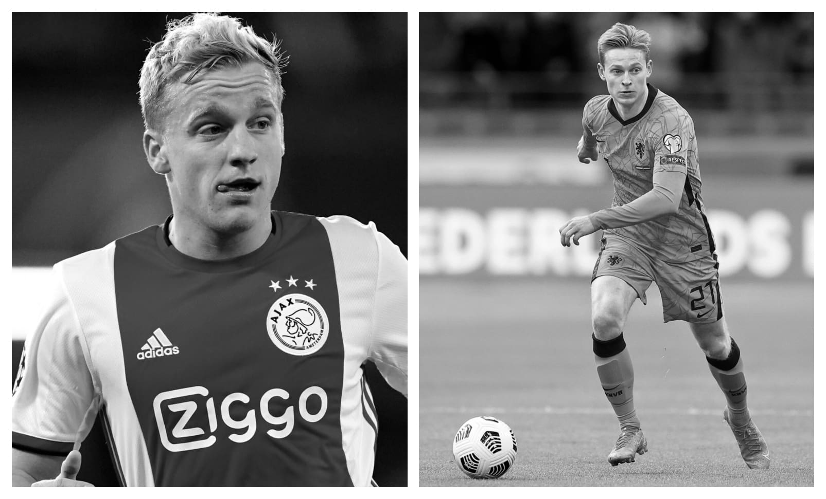 Donny van de Beek vs Frenkie de Jong Stats