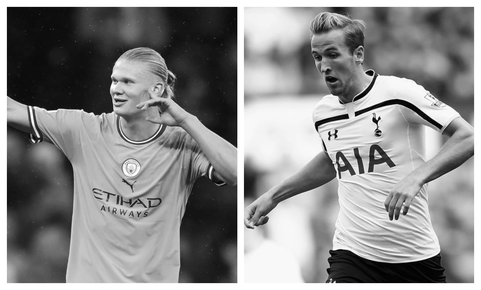 Erling Haaland vs Harry Kane Stats