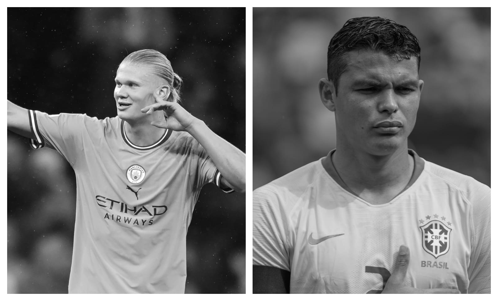 Erling Haaland vs Thiago Silva Stats