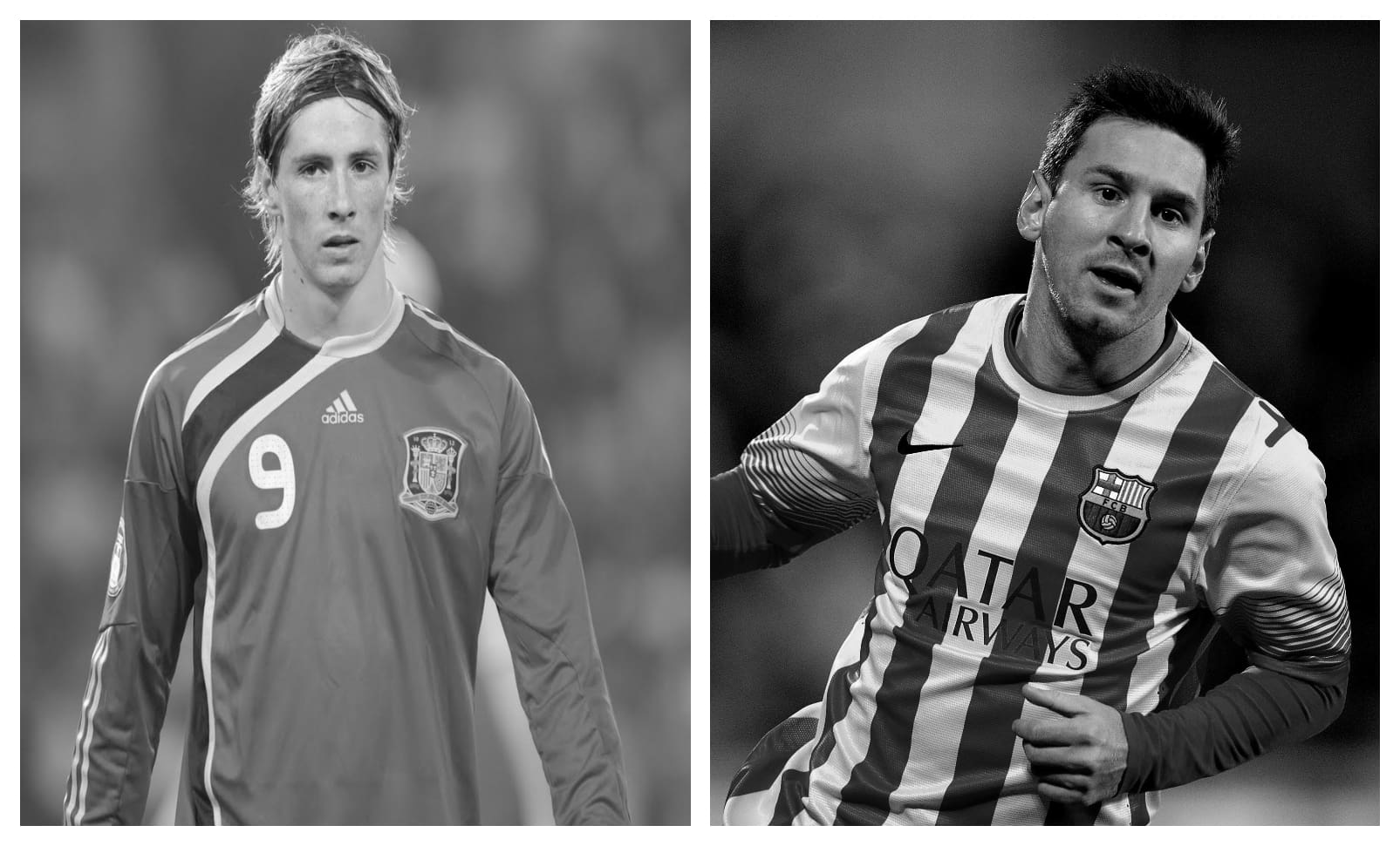 Fernando Torres vs Lionel Messi Stats