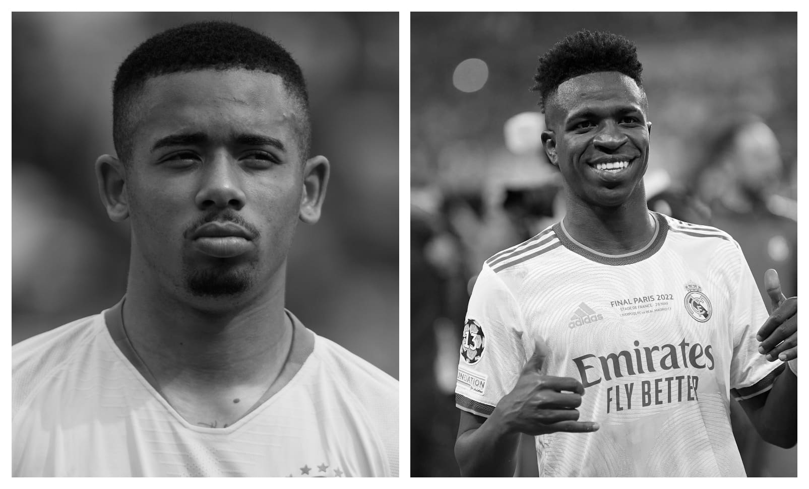 Gabriel Jesus vs Vinicius Junior Stats