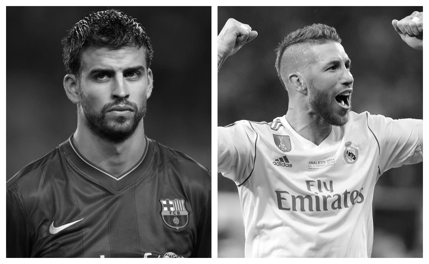 Gerard Pique vs Sergio Ramos Stats