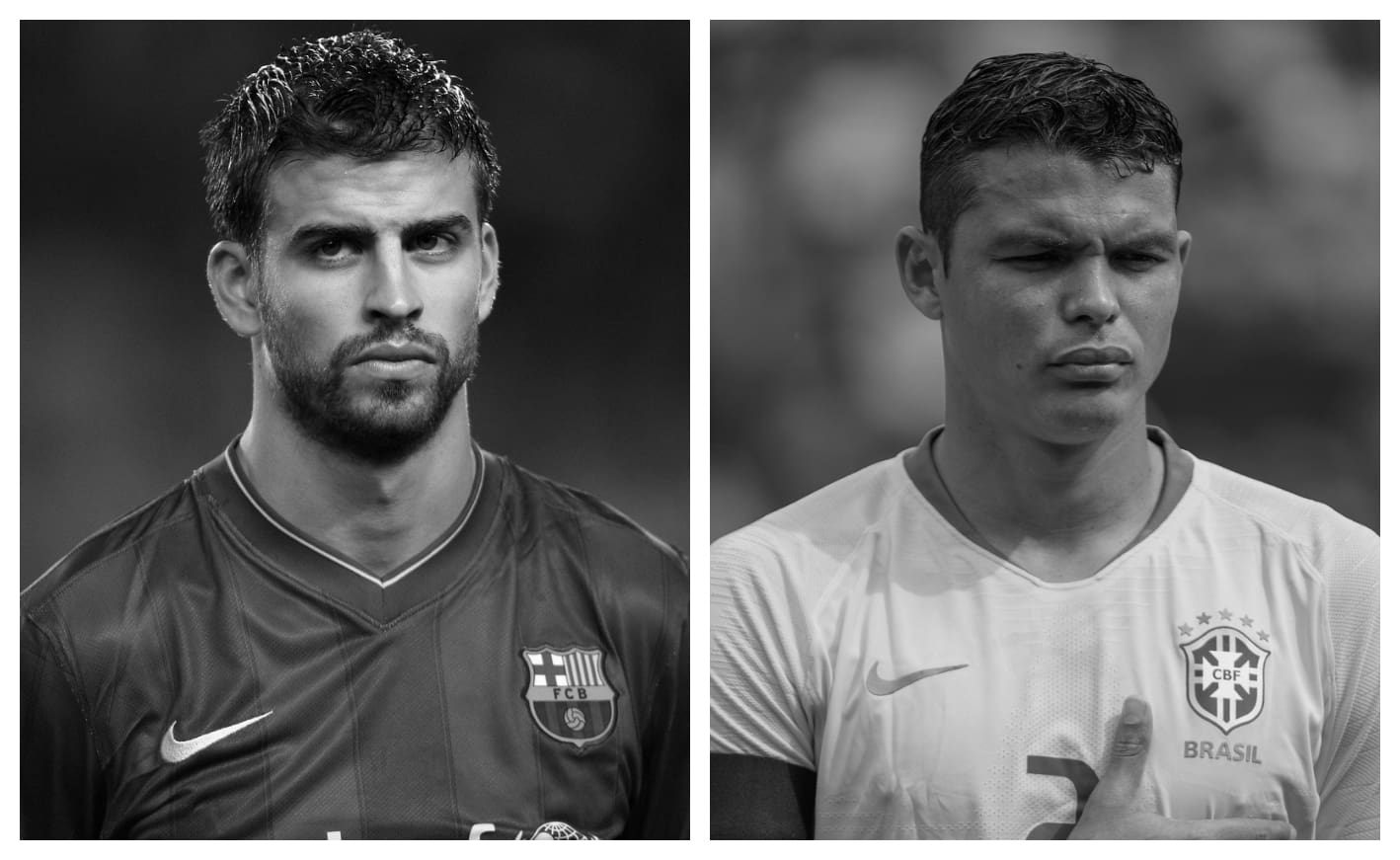 Gerard Pique vs Thiago Silva Stats