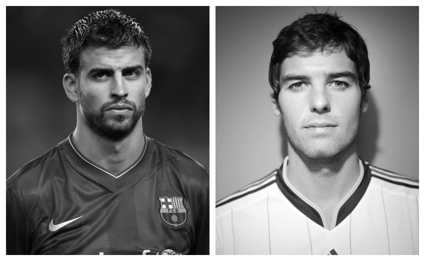 Gerard Pique vs Yoann Gourcuff Stats