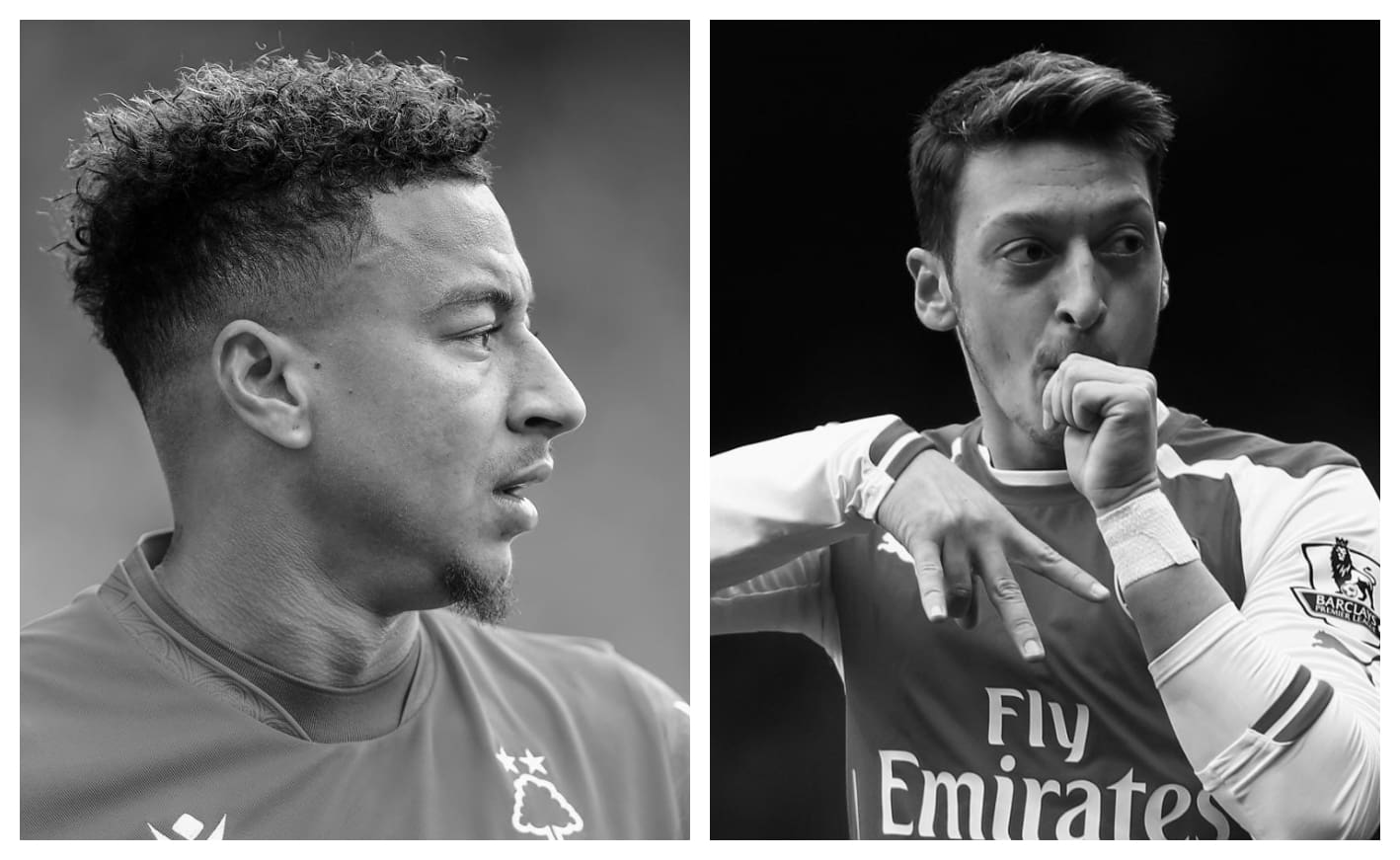 Jesse Lingard vs Mesut Ozil Stats