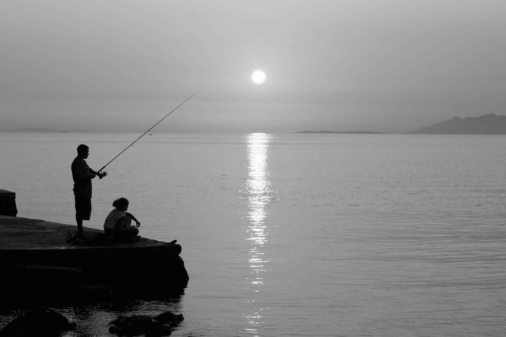 Fishing From Pier