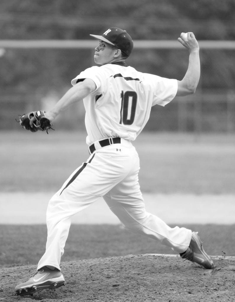 High School Baseball Players Pitching 121