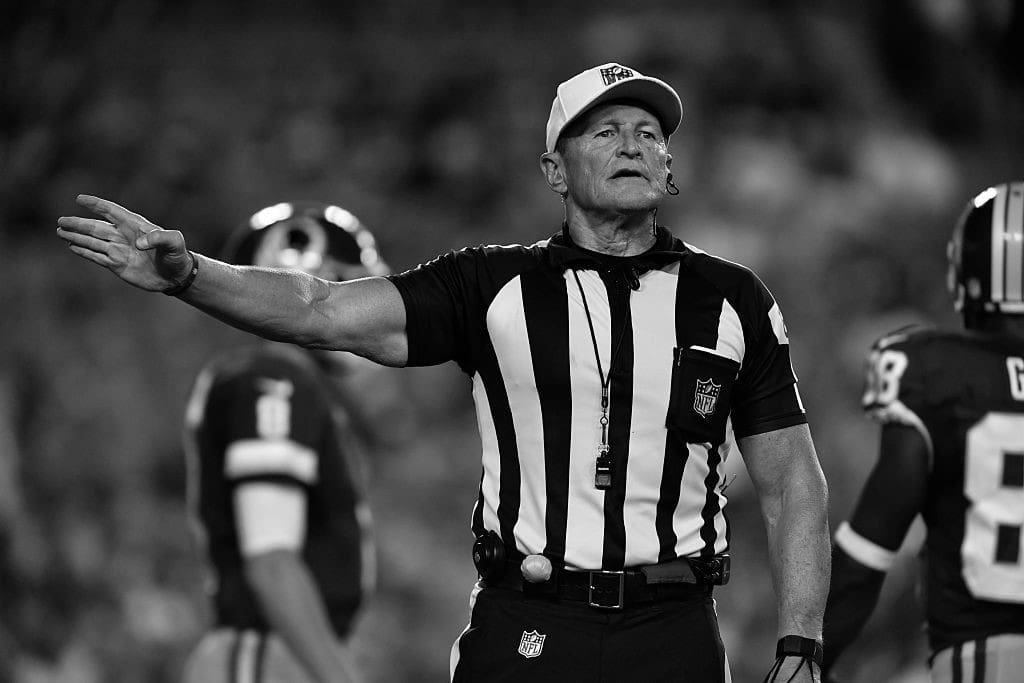 NFL Referee Throwing Flag