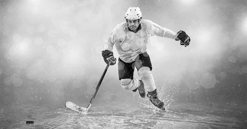 NHL Hockey Player Skating 2