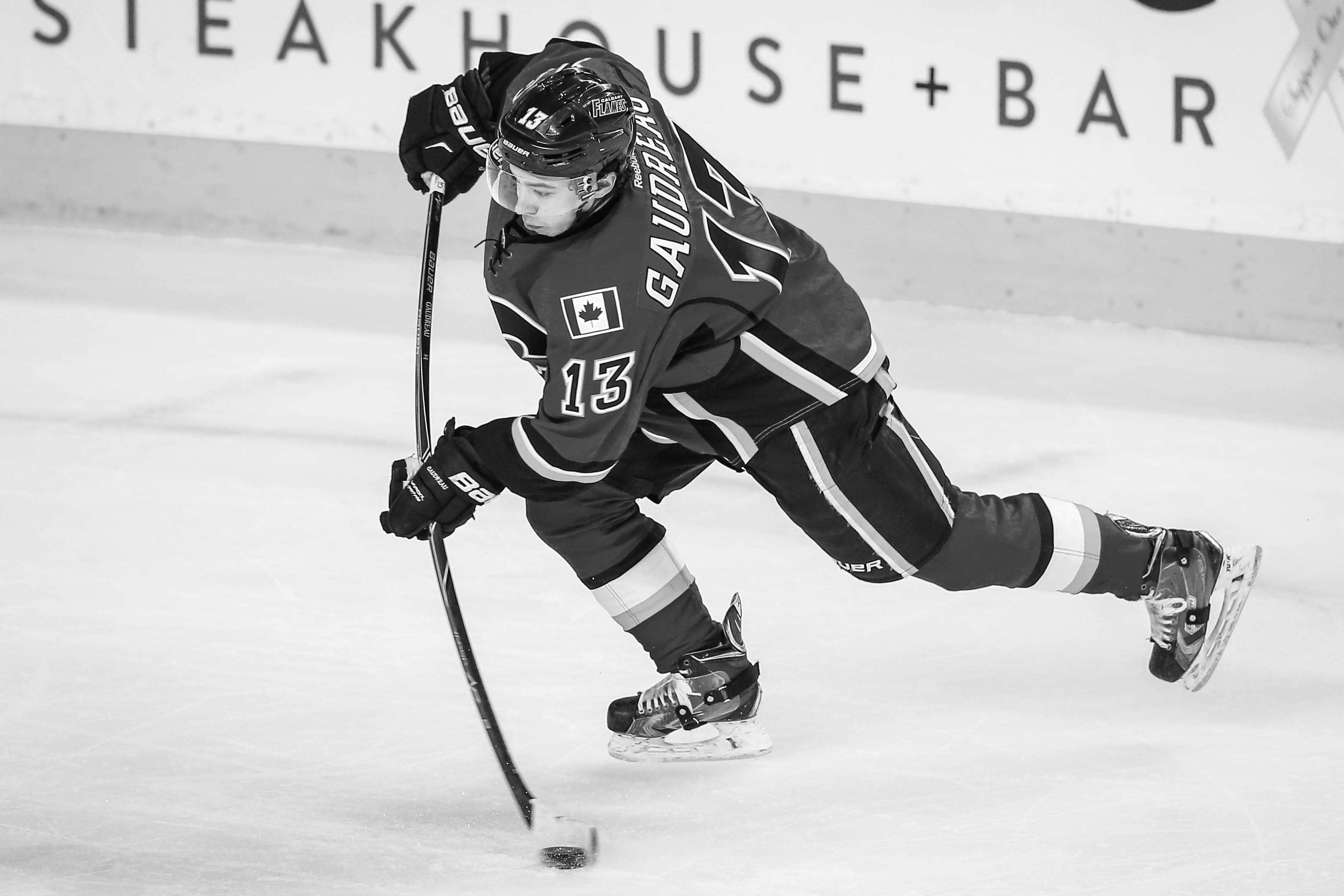 NHL Player with Hockey Stick (3)