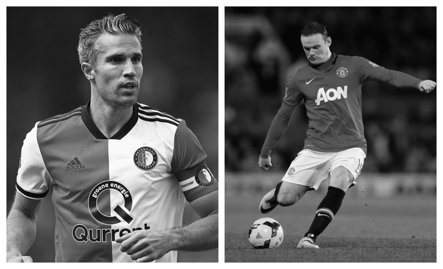 Robin van Persie vs Wayne Rooney Stats