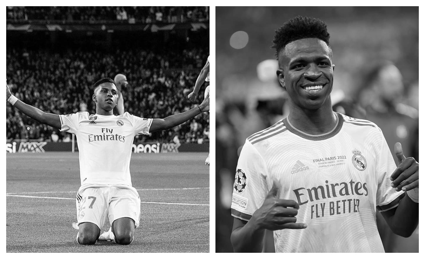 Rodrygo vs Vinicius Junior Stats