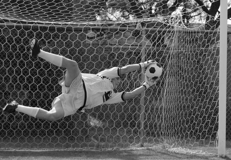 Soccer Goalie Saving Shot 117