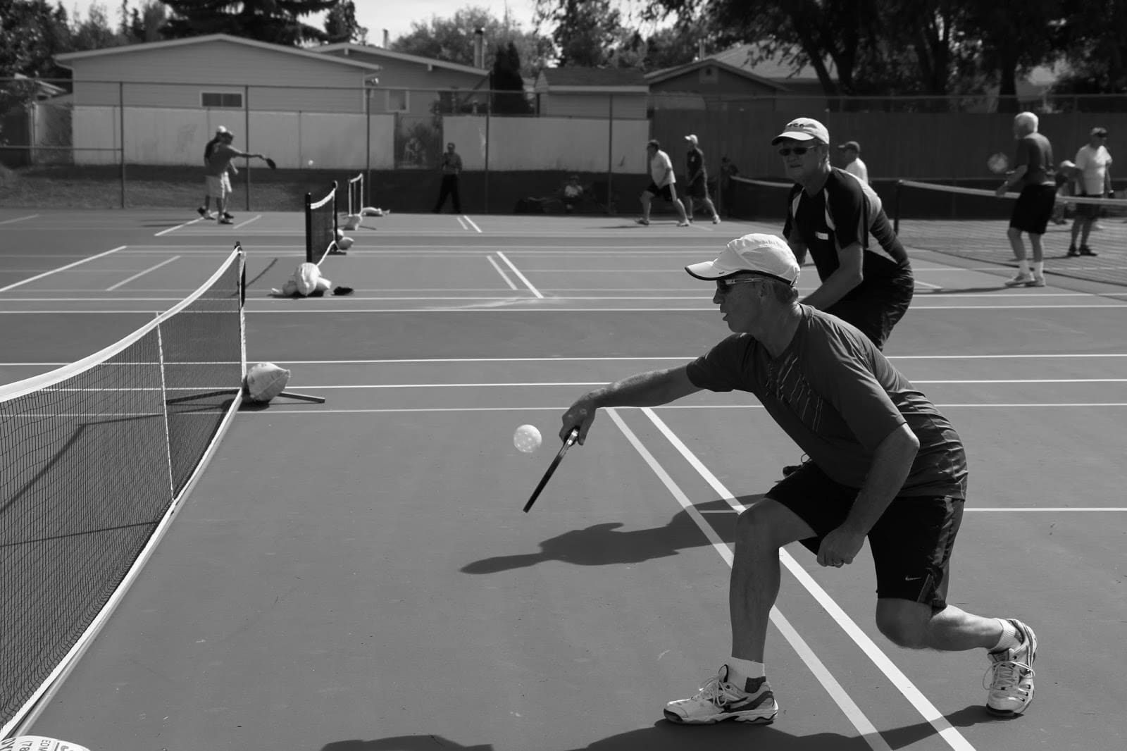 pickleball stepping in kitchen