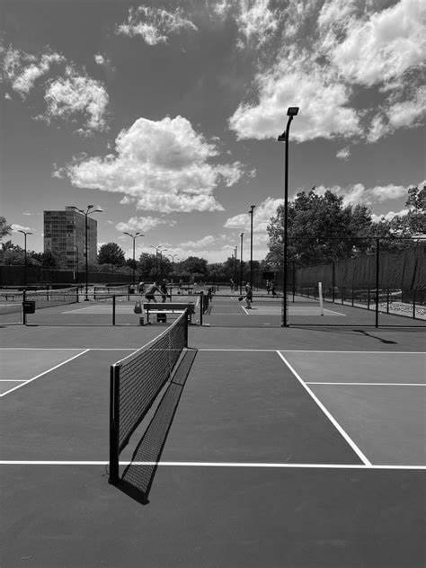 Inspecting the Facilities at Gates Tennis Center