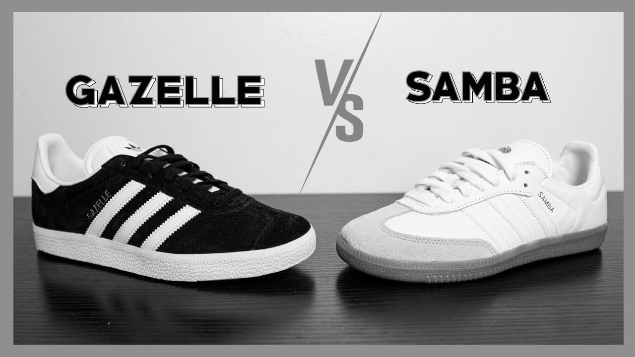 Comparison of Adidas Samba and Gazelle