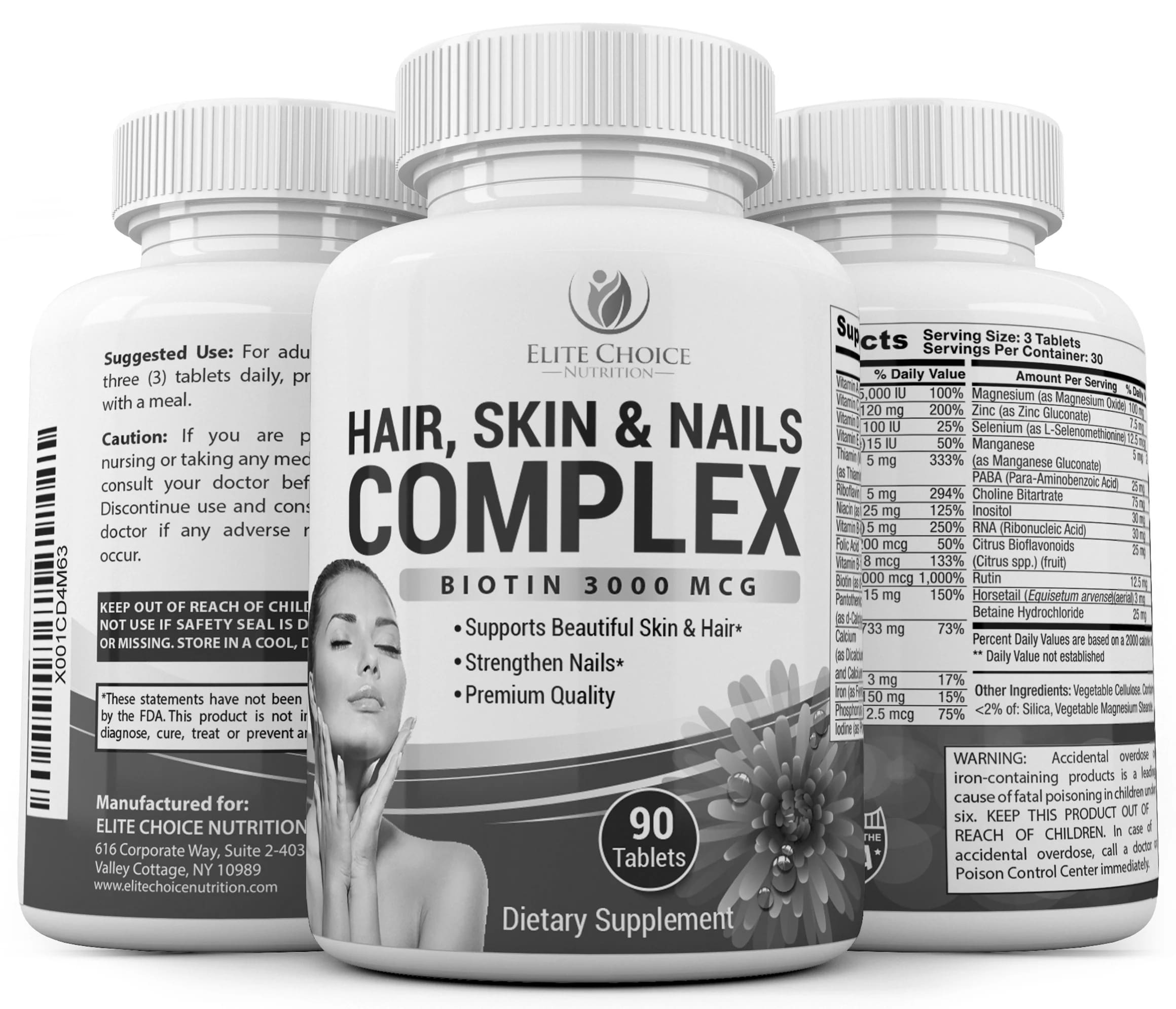 Essential Vitamins for Healthy Hair, Skin, Nails